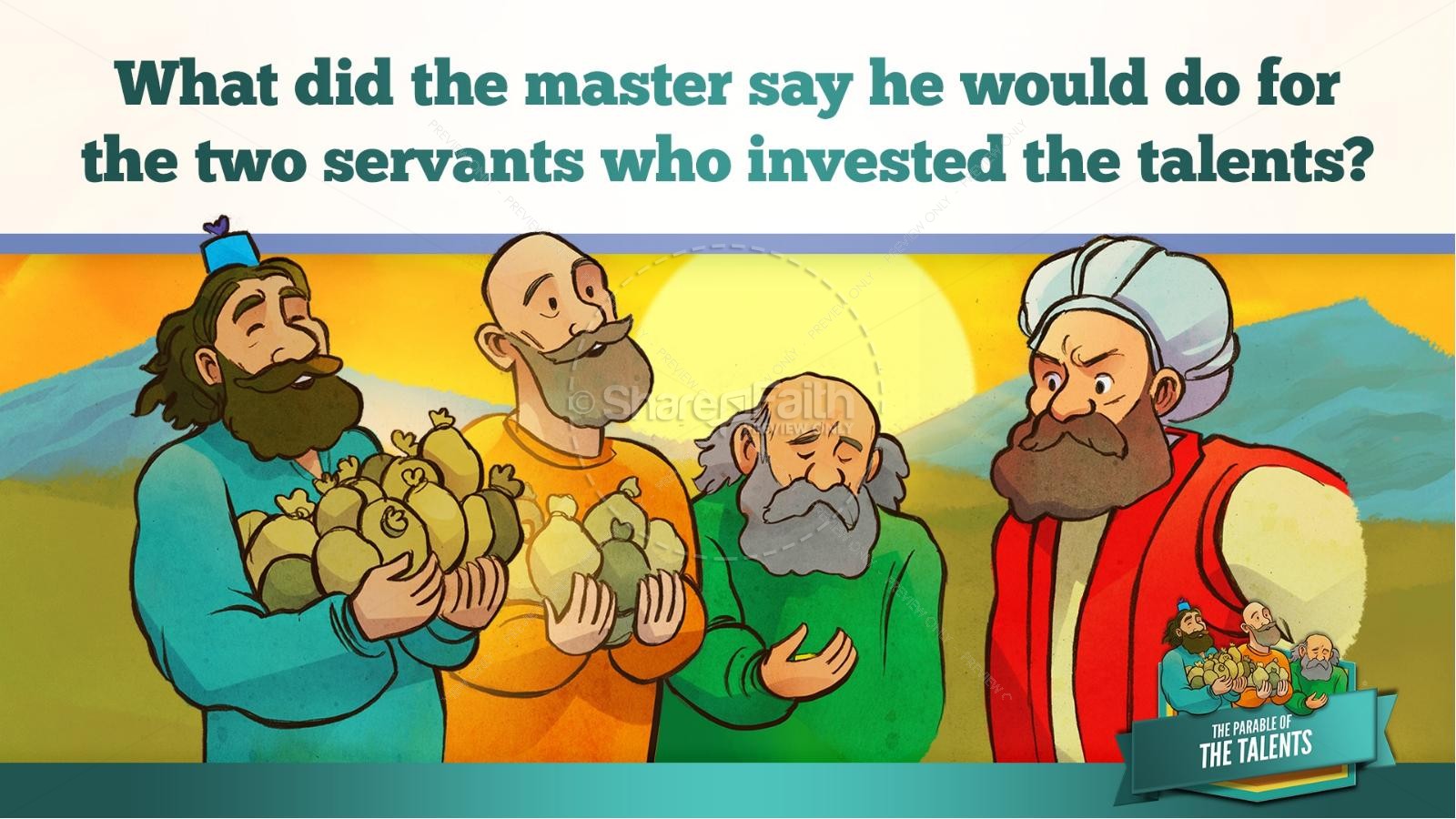 The Parable of the Talents Kids Bible Story Thumbnail 31