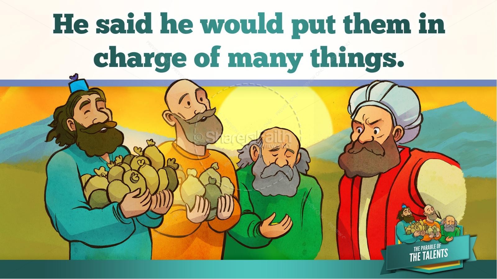 The Parable of the Talents Kids Bible Story Thumbnail 32