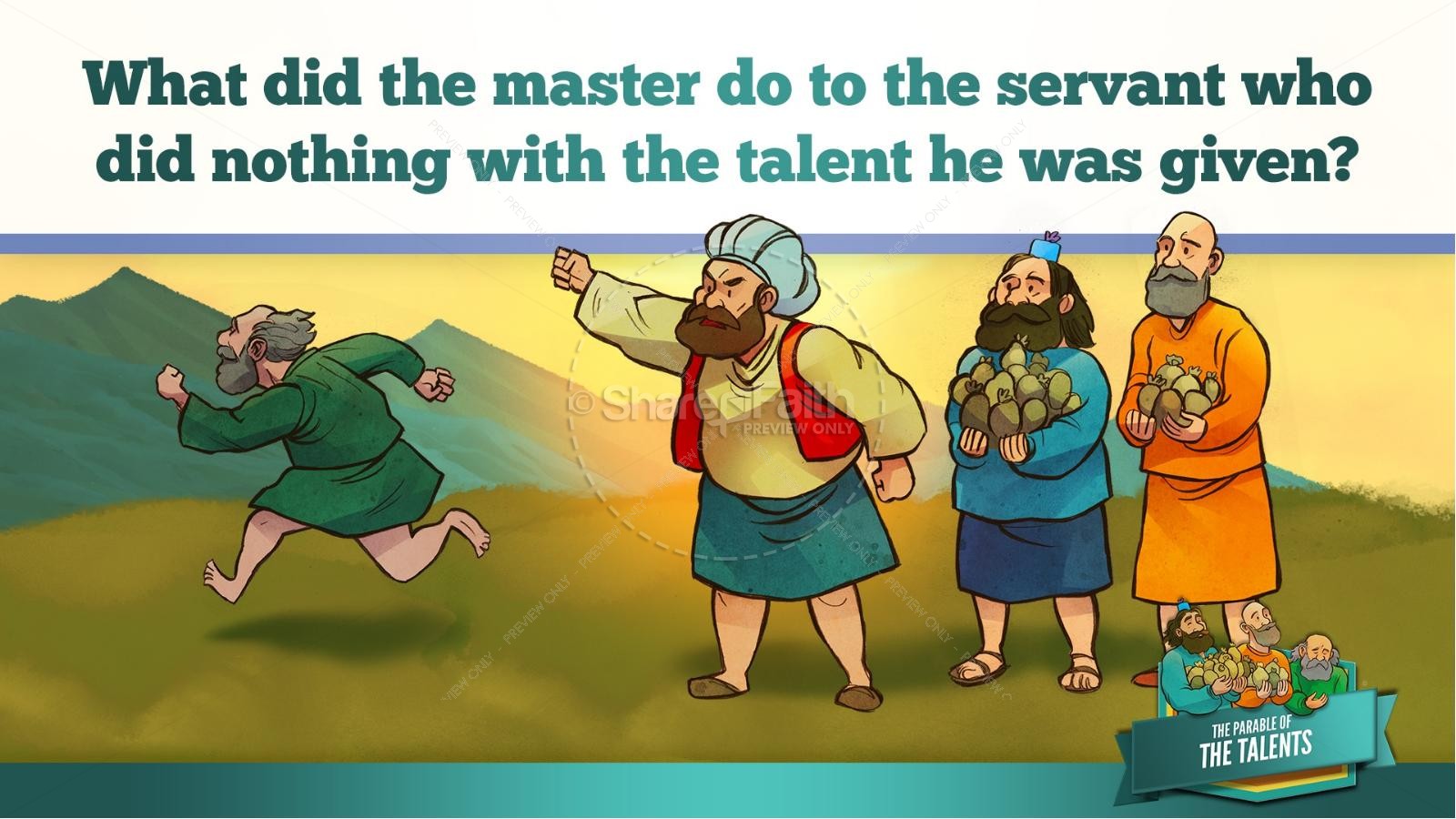 The Parable of the Talents Kids Bible Story Thumbnail 35