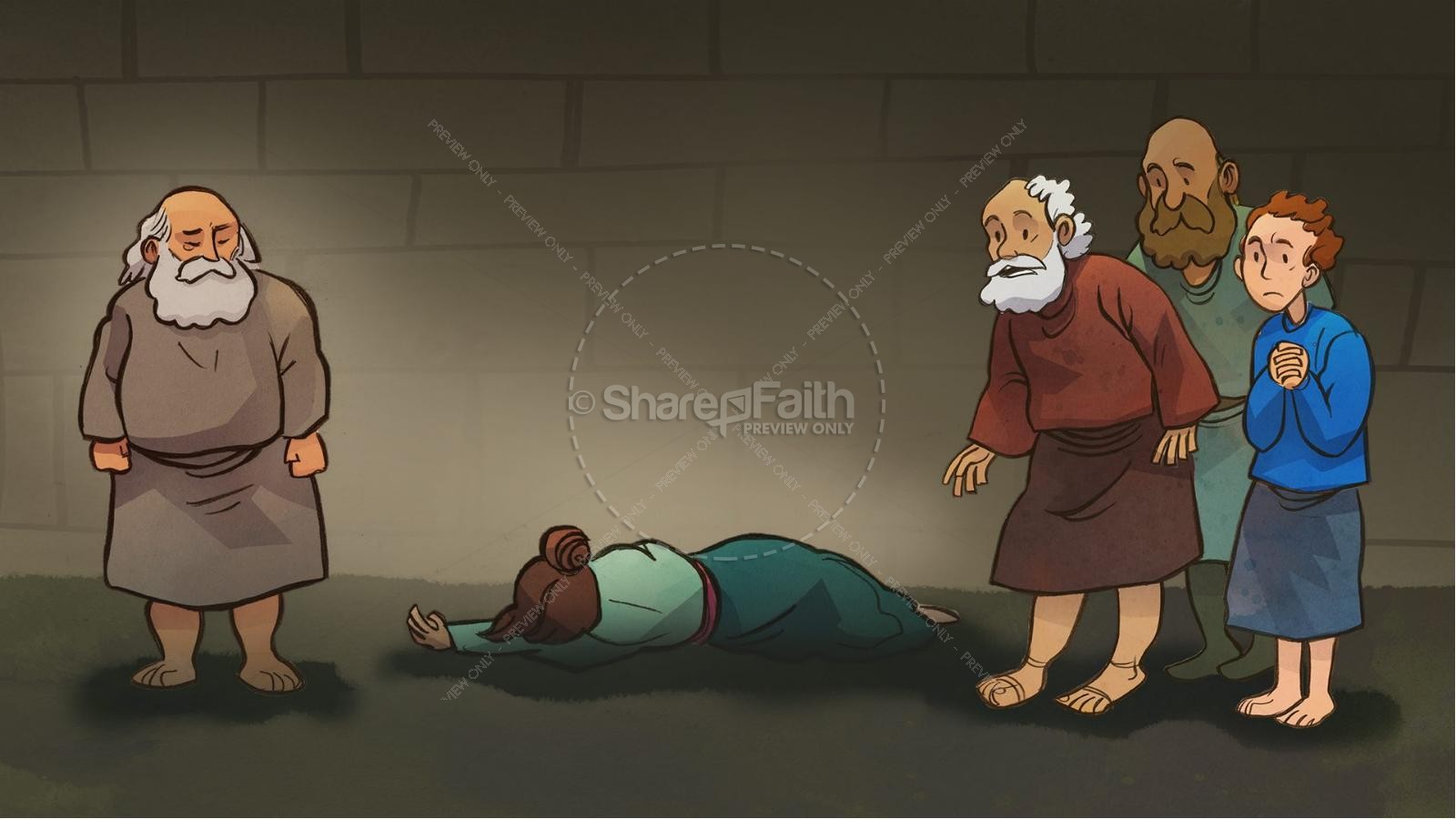 Acts 5 Ananias and Sapphira Kids Bible Stories | slide 9