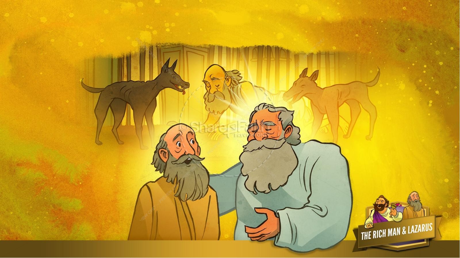 Luke 16 Lazarus and the Rich Man Kids Bible Story Thumbnail 24
