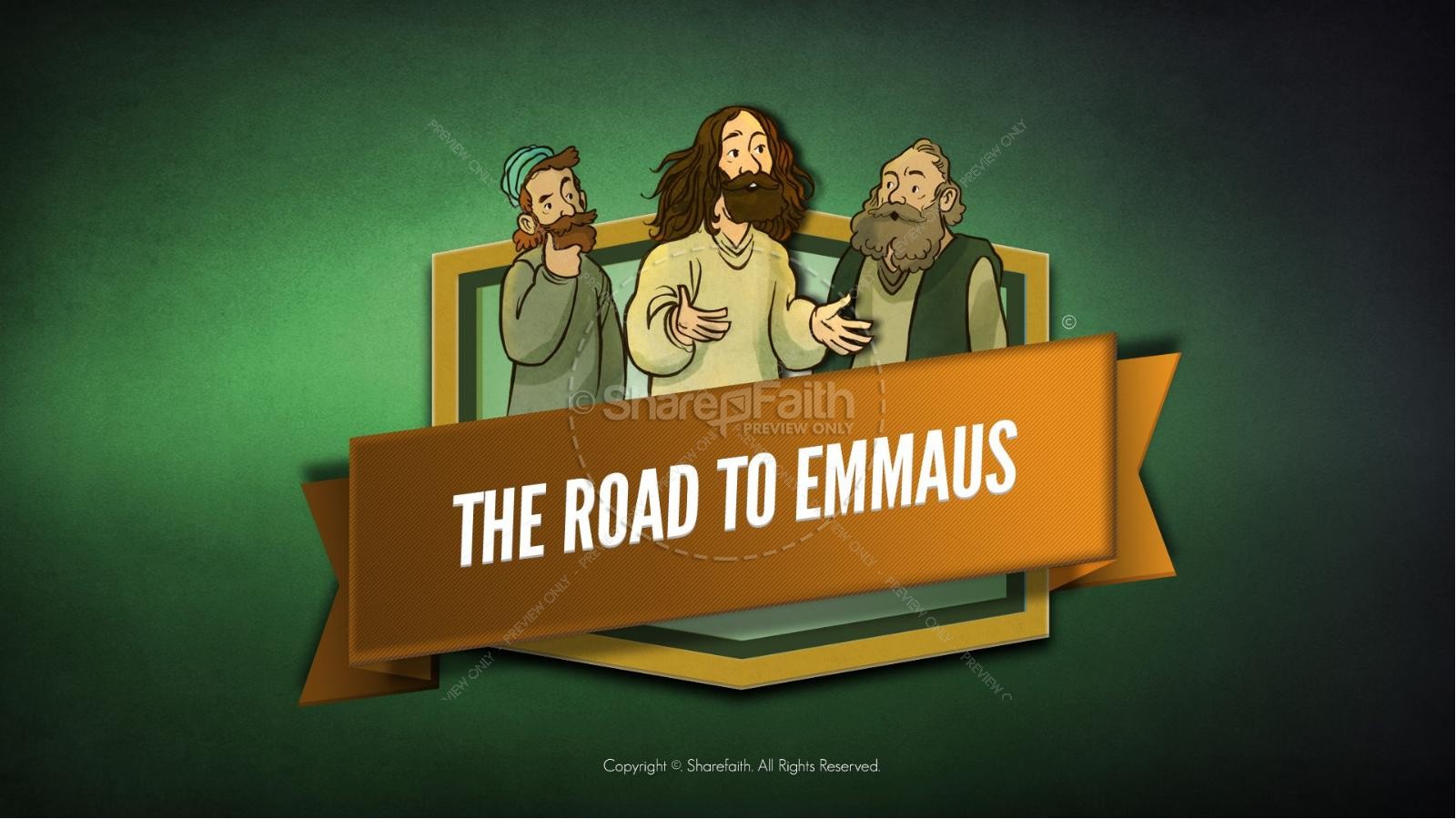 Luke 24 Road to Emmaus Kids Bible Stories