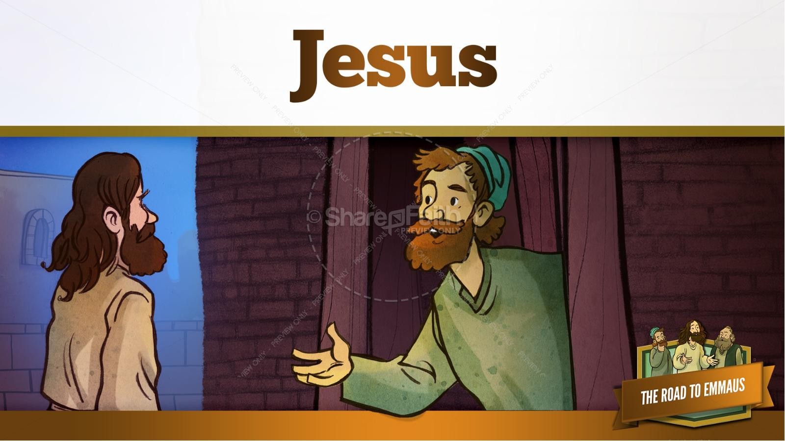 Luke 24 Road to Emmaus Kids Bible Stories Thumbnail 23