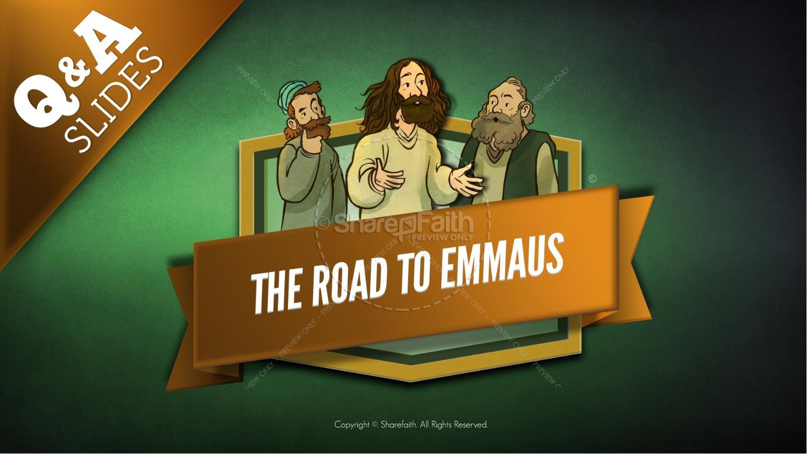 Luke 24 Road to Emmaus Kids Bible Stories