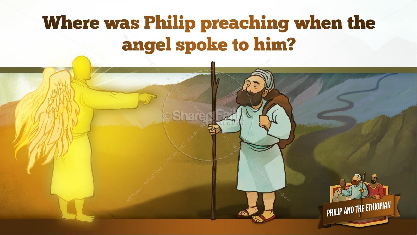 Acts 8 Philip and the Ethiopian Kids Bible Stories Thumbnail 11