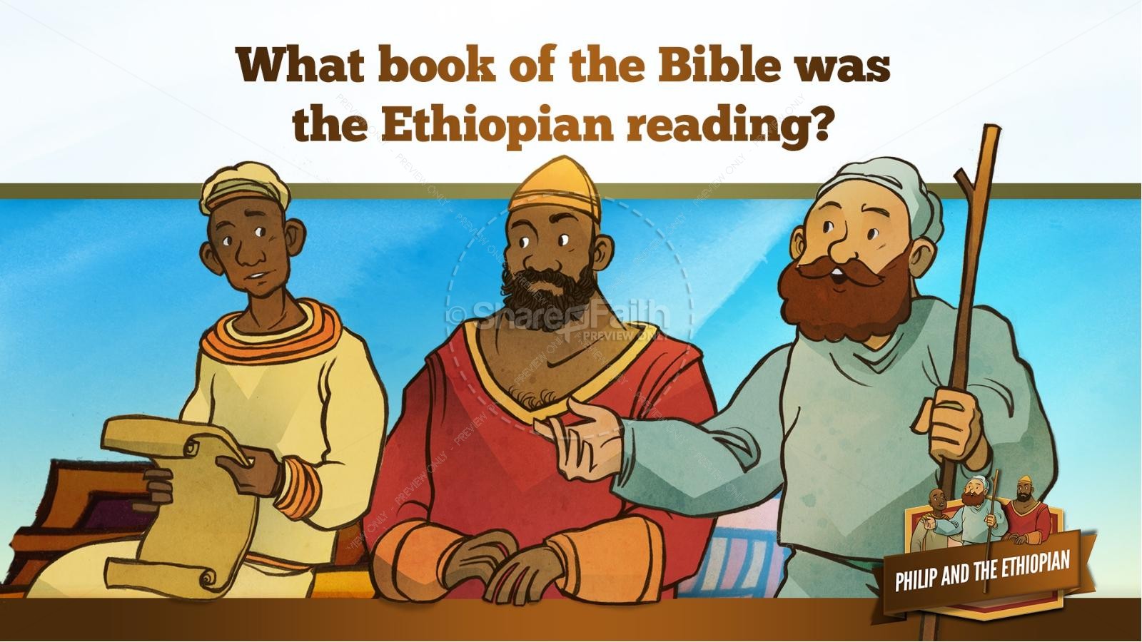 Acts 8 Philip and the Ethiopian Kids Bible Stories Thumbnail 19