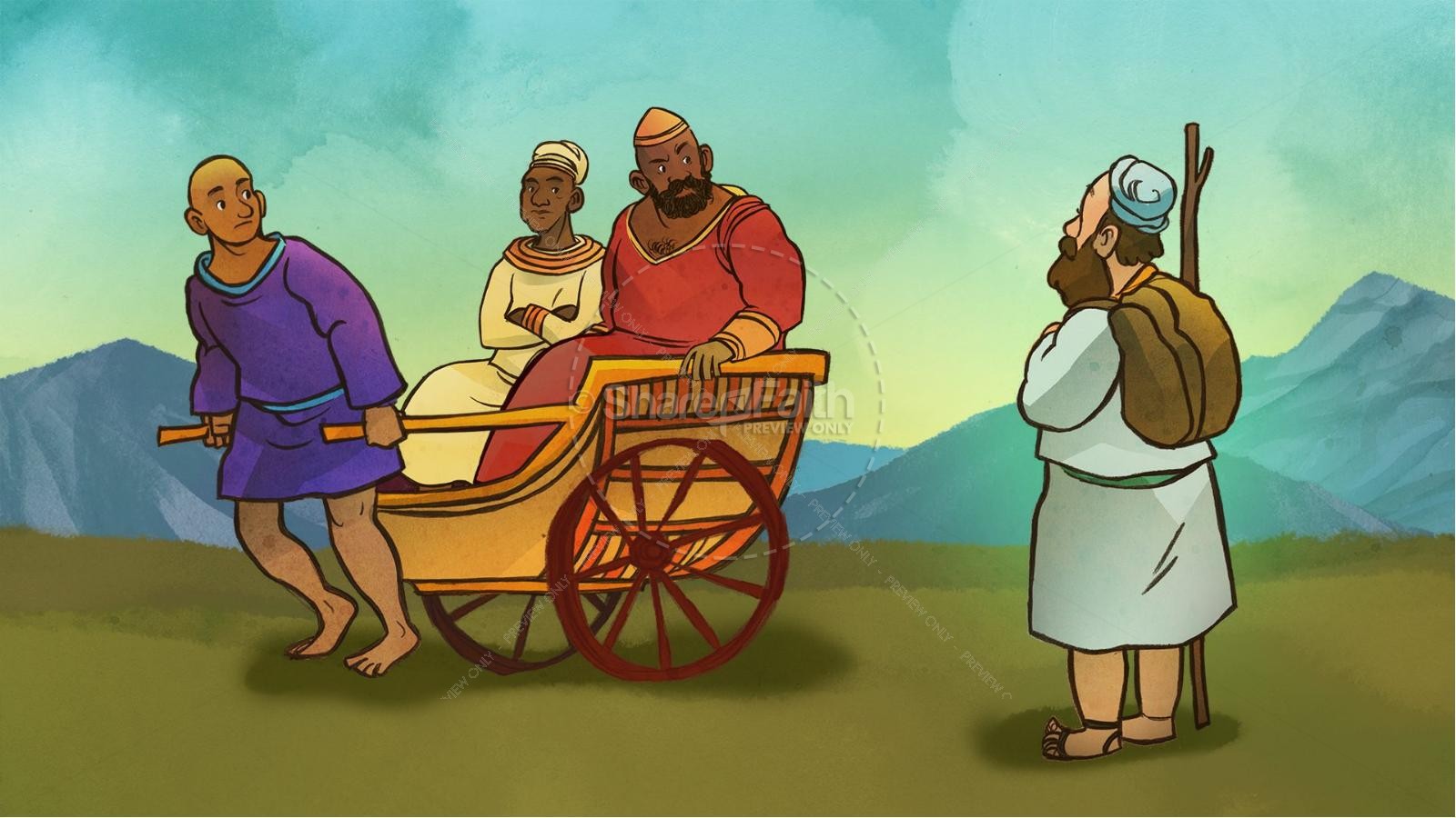 Acts 8 Philip and the Ethiopian Kids Bible Stories Thumbnail 3