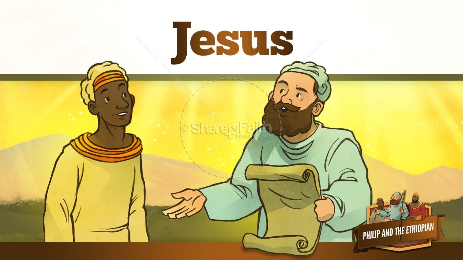 Acts 8 Philip and the Ethiopian Kids Bible Stories Thumbnail 24