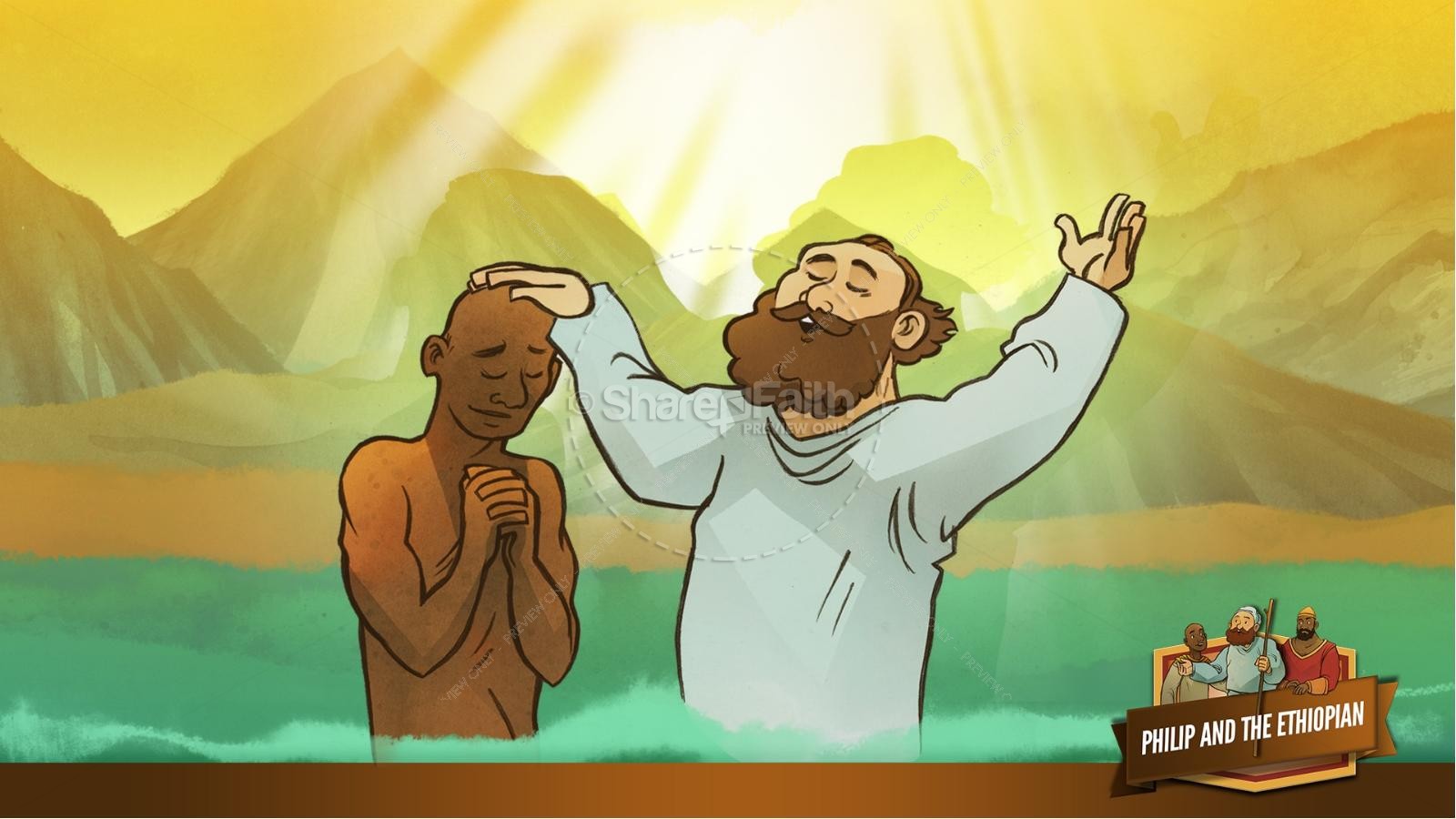 Acts 8 Philip and the Ethiopian Kids Bible Stories Thumbnail 30