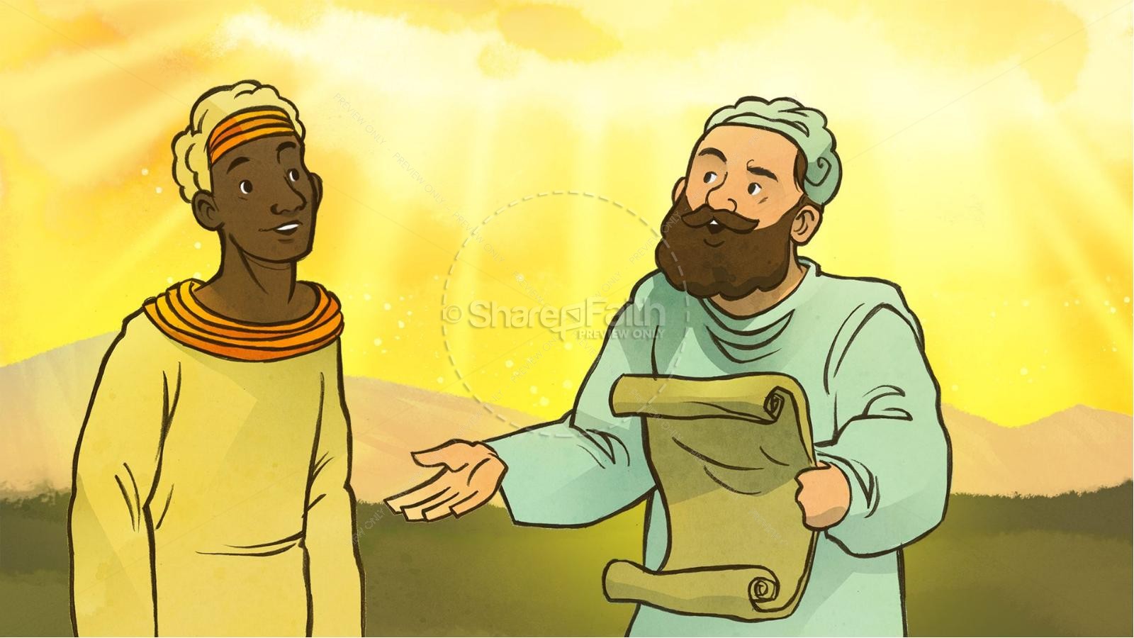 Acts 8 Philip and the Ethiopian Kids Bible Stories Thumbnail 5