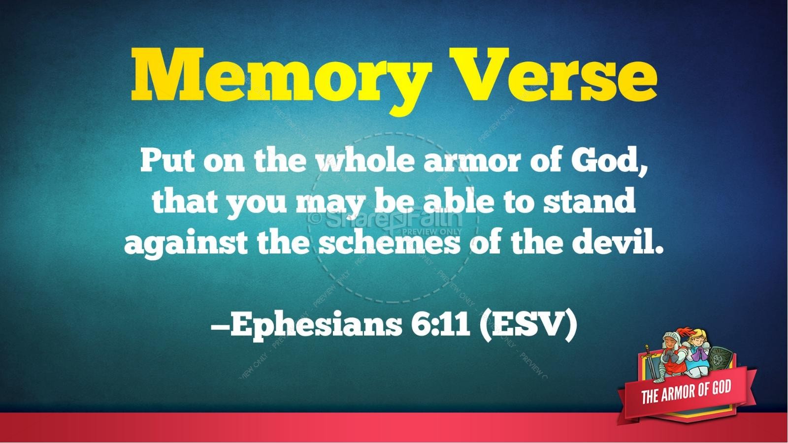 Ephesians 6 The Armor of God Kids Bible Story Thumbnail 49