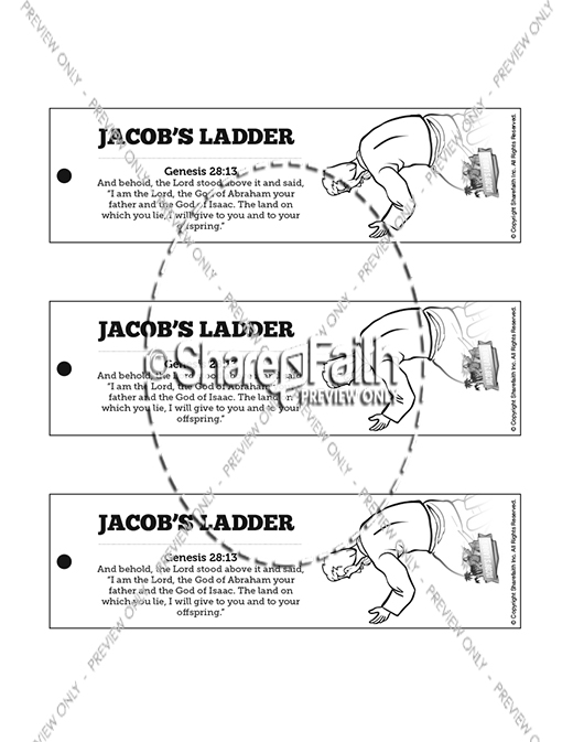 free coloring pages of jacobs ladder