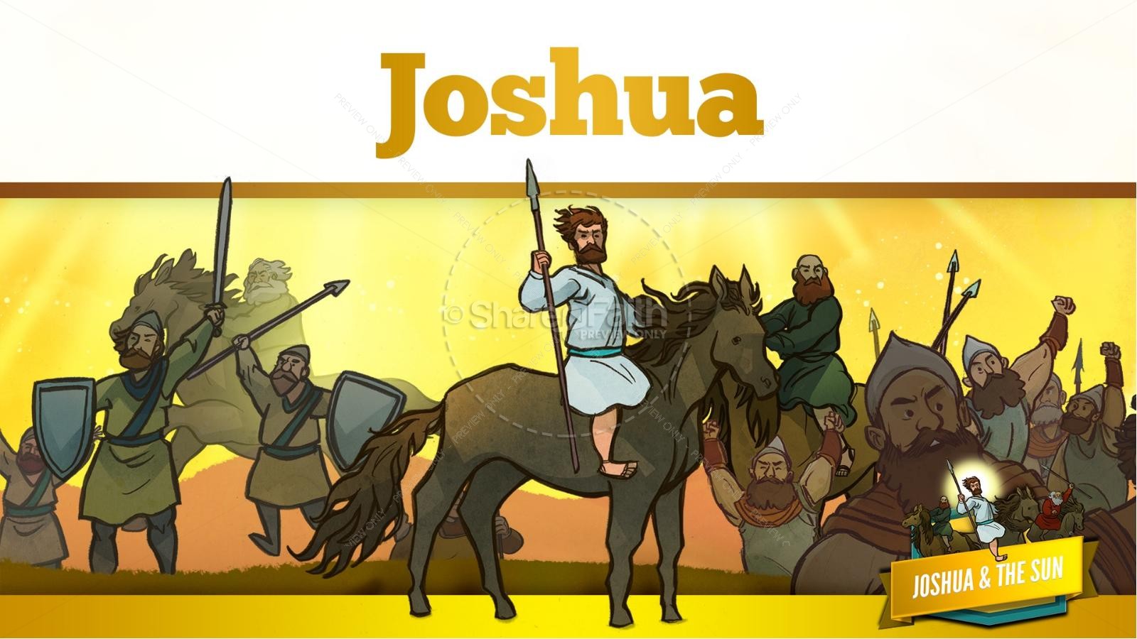 Joshua 10 Sun Stand Still Kids Bible Story Thumbnail 18