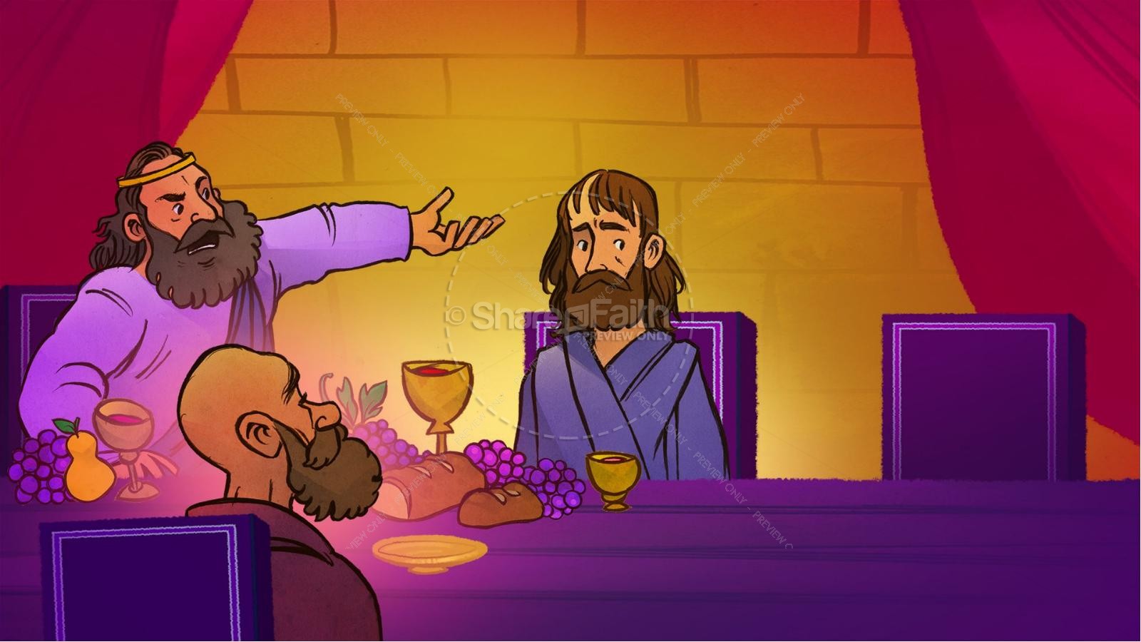 1 Samuel 20 David and Jonathan Kids Bible Story Thumbnail 4