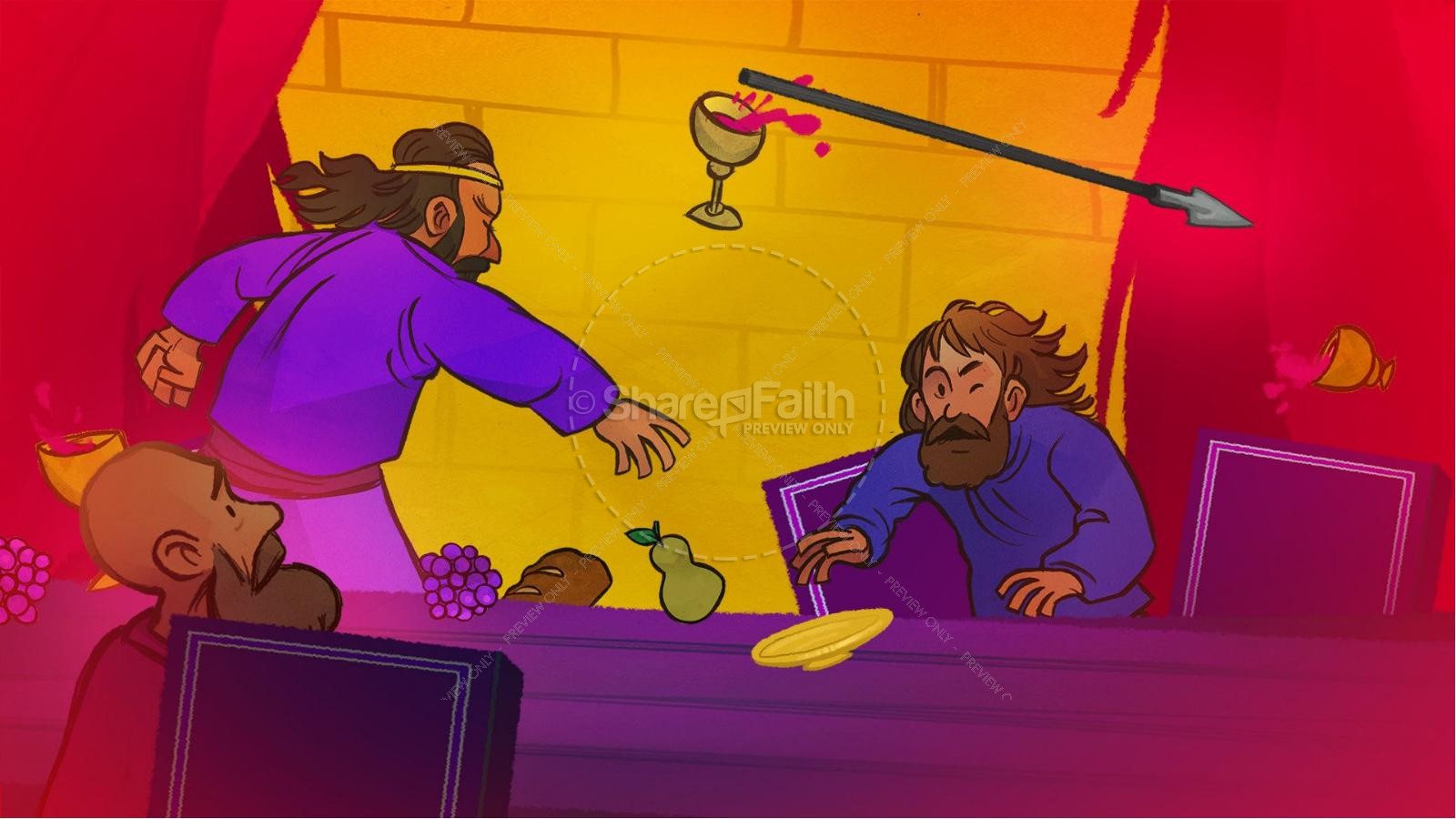 1 Samuel 20 David and Jonathan Kids Bible Story Thumbnail 5