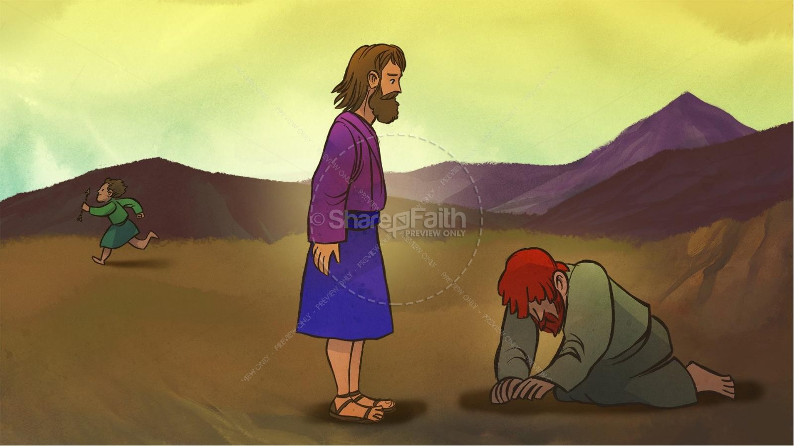 1 Samuel 20 David and Jonathan Kids Bible Story Thumbnail 7