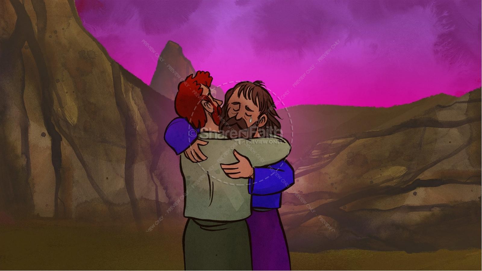 1 Samuel 20 David and Jonathan Kids Bible Story Thumbnail 8