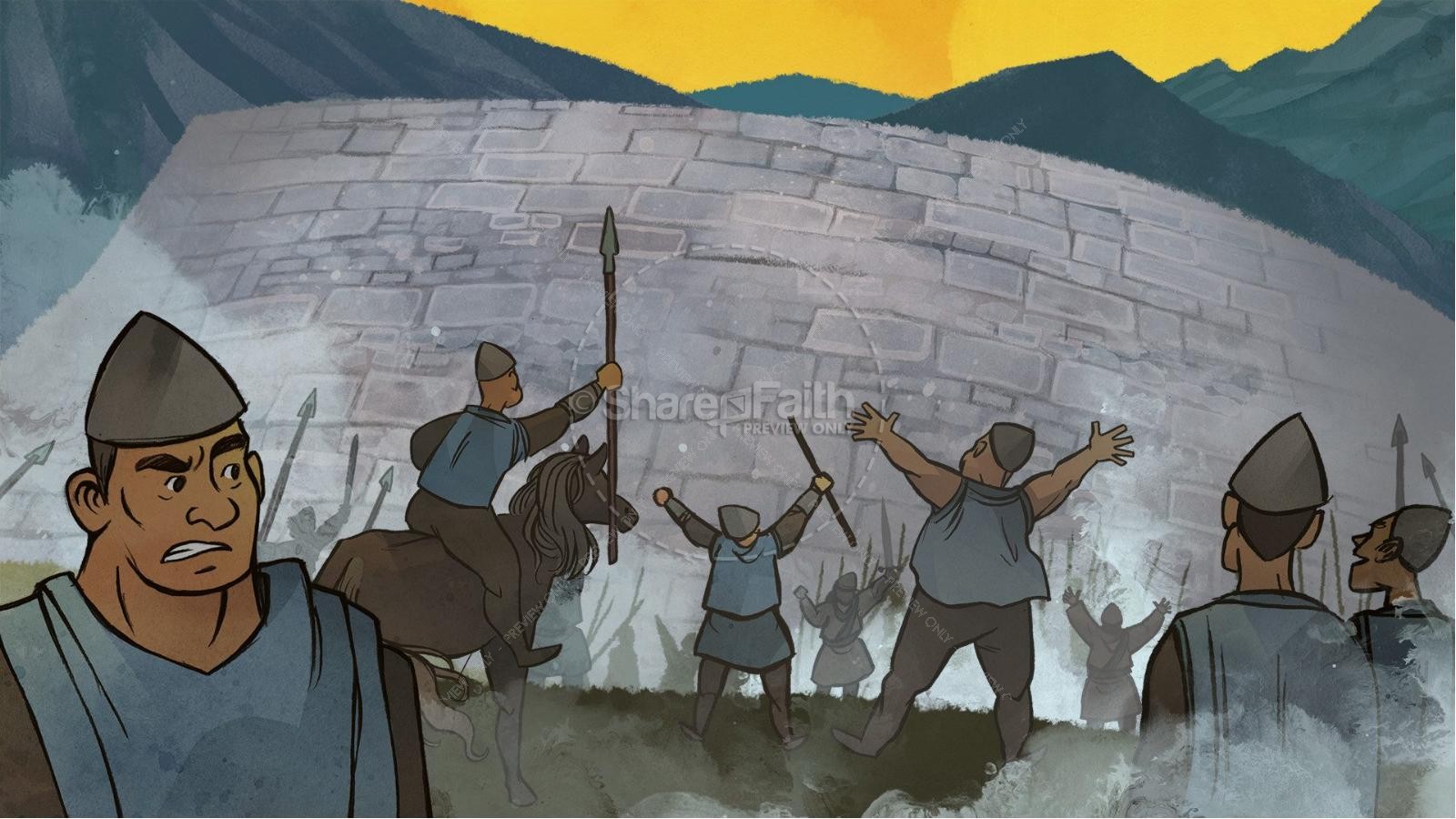 2 Kings 6 Horses and Chariots of Fire Kids Bible Story Thumbnail 4