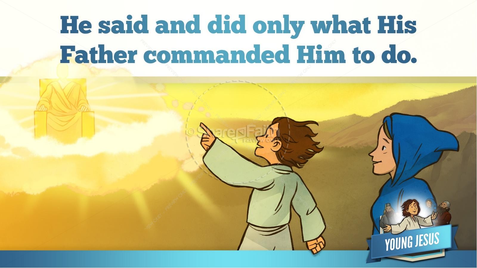 Jesus As A Child Kids Bible Story Thumbnail 32