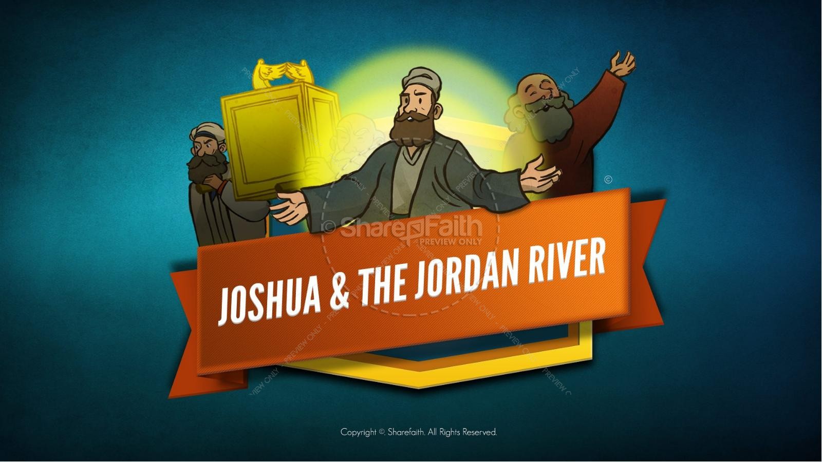 Joshua 3 Crossing the Jordan River Kids Bible Story