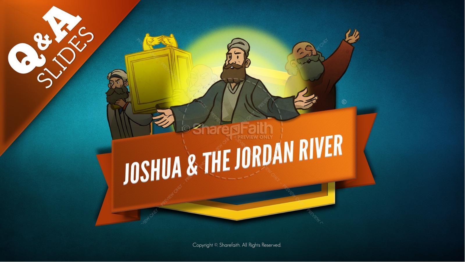 Joshua 3 Crossing the Jordan River Kids Bible Story Thumbnail 9