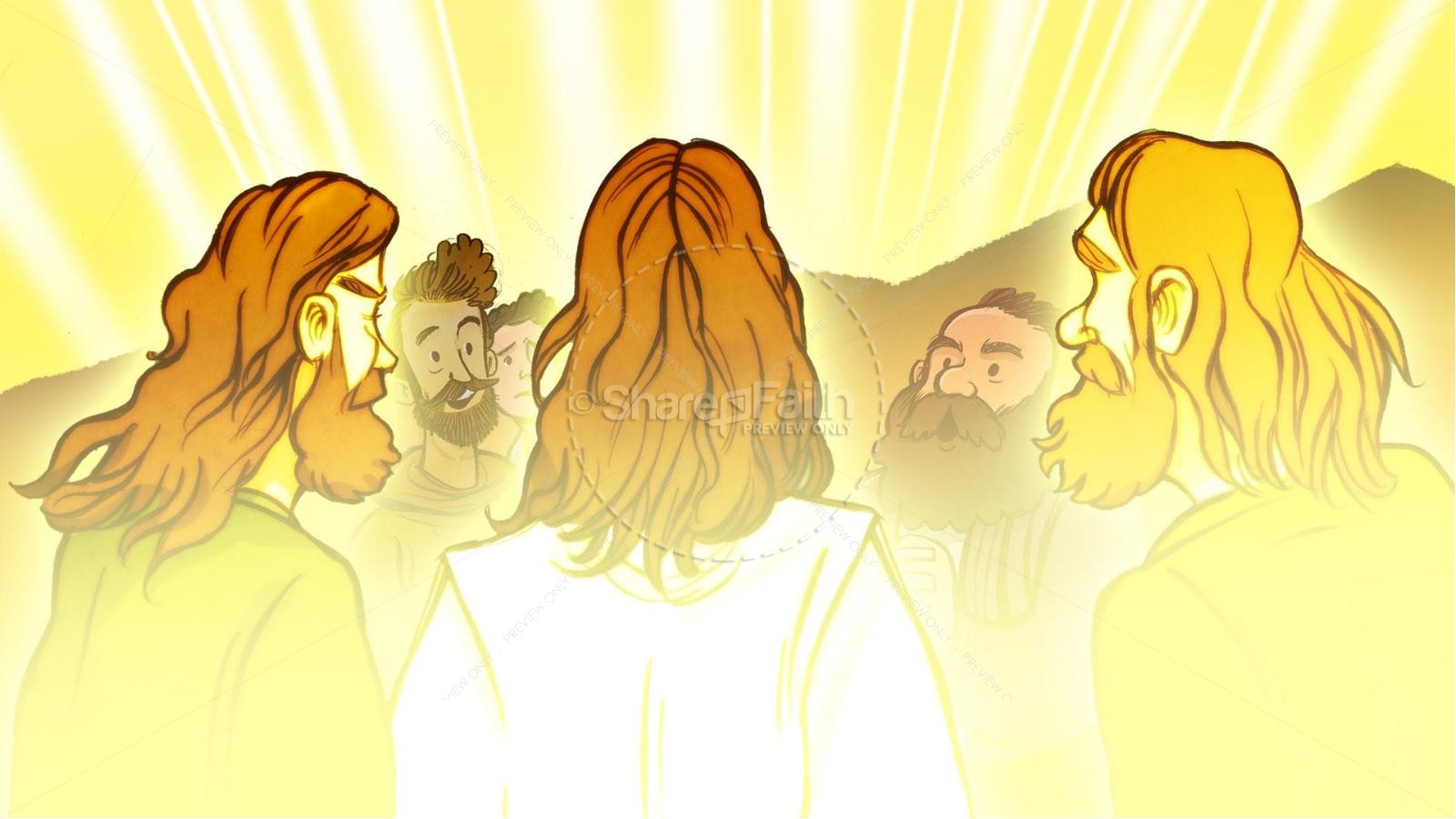 Matthew 17 The Transfiguration Kids Bible Story Thumbnail 5