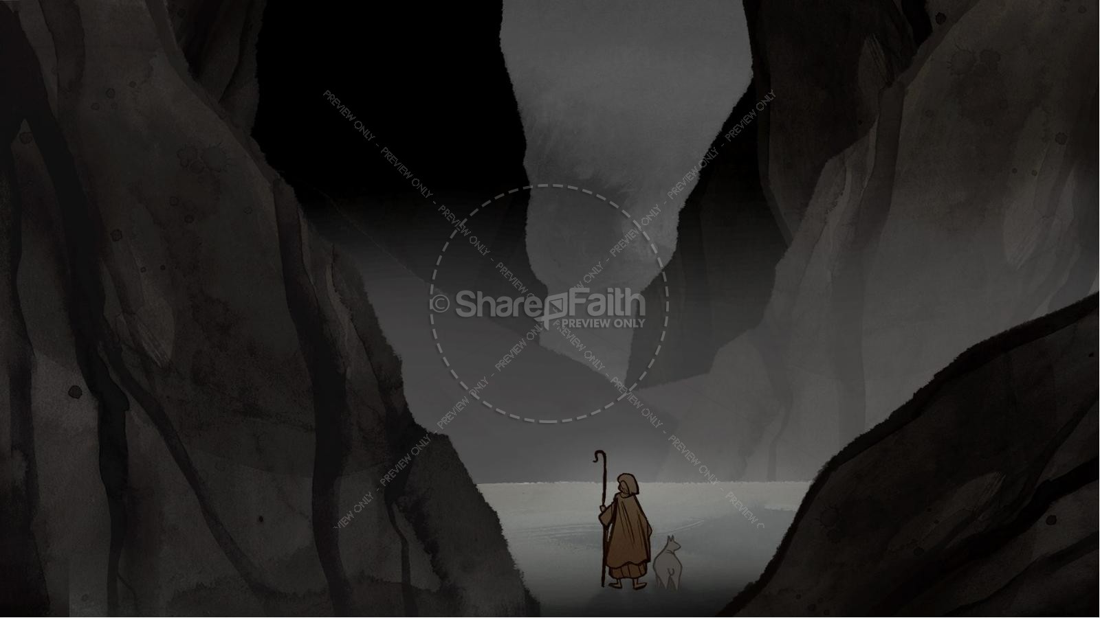 Psalm 23 The Lord Is My Shepherd Kids Bible Story Thumbnail 4