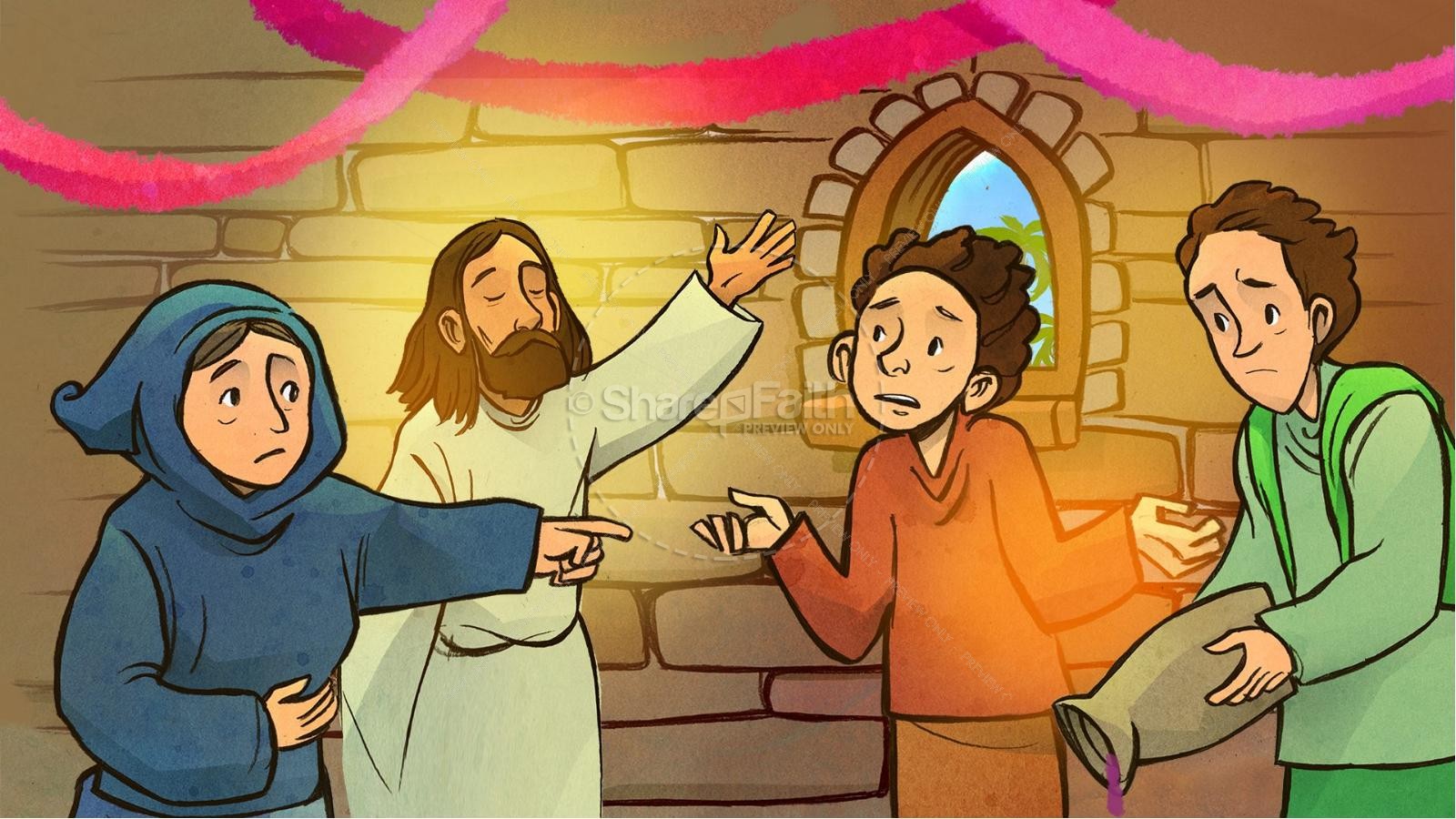 Jesus Turns Water Into Wine Kids Bible Story Thumbnail 3