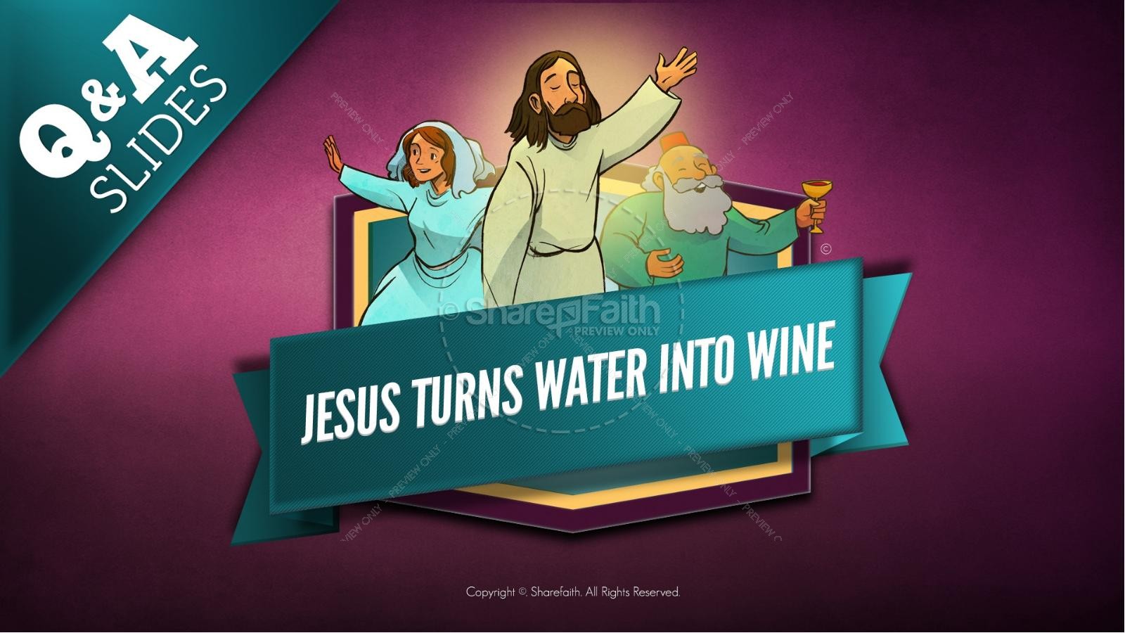 Jesus Turns Water Into Wine Kids Bible Story Thumbnail 8
