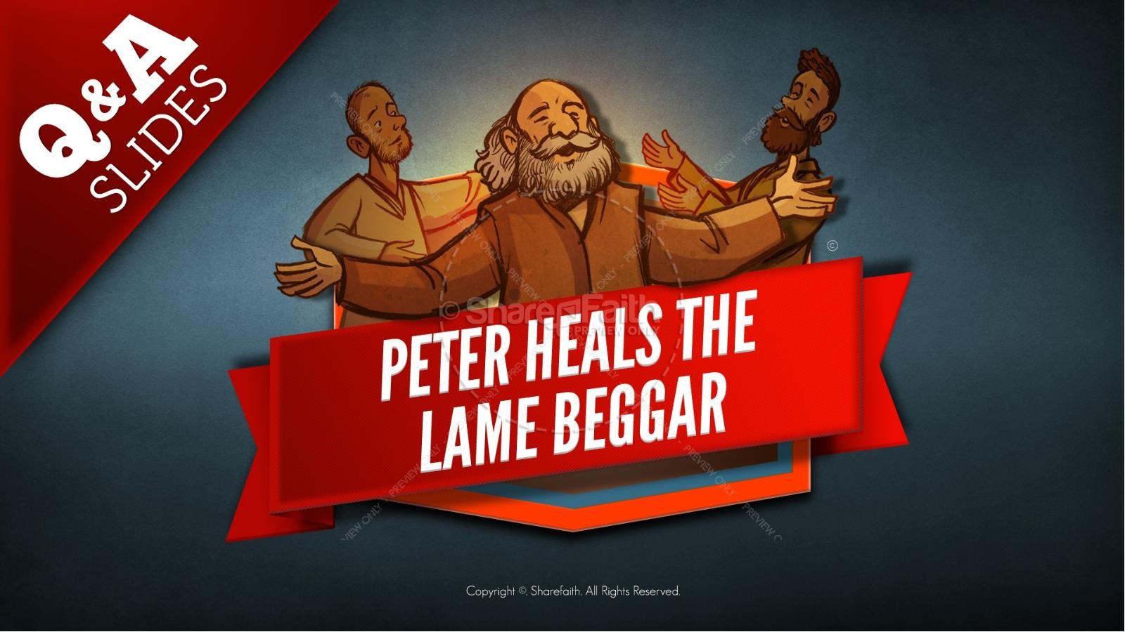 Acts 3 Peter Heals the Lame Man Kids Bible Stories Thumbnail 10