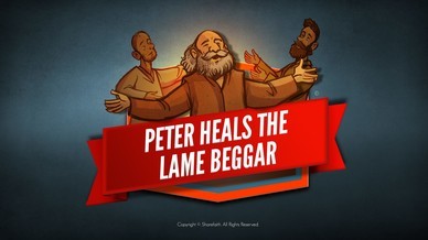Acts 3 Peter Heals the Lame Man Bible Video For Kids