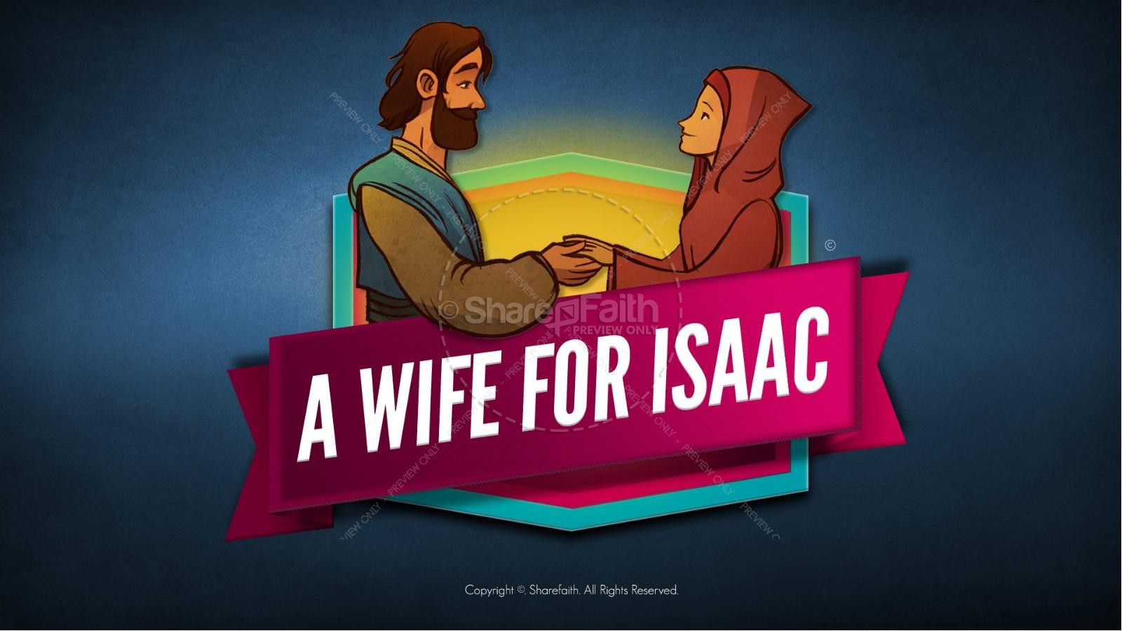 Genesis 24 Isaac and Rebekah Kids Bible Story