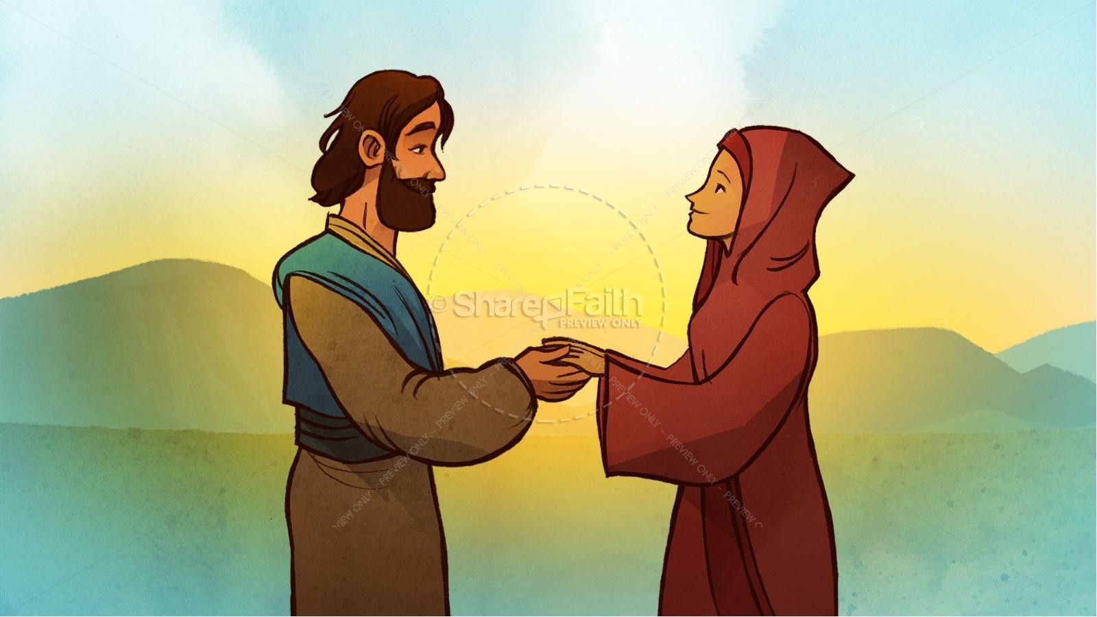 Isaac Rebekah Marry And Have Twins Isaac And Ishmael By Christine Carero Isaac Rebekah Marry And Have Twins Isaac And Ishmael By Christine Carero