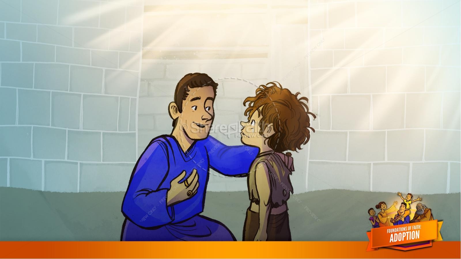 Romans 8 Adoption Kids Bible Stories Thumbnail 18