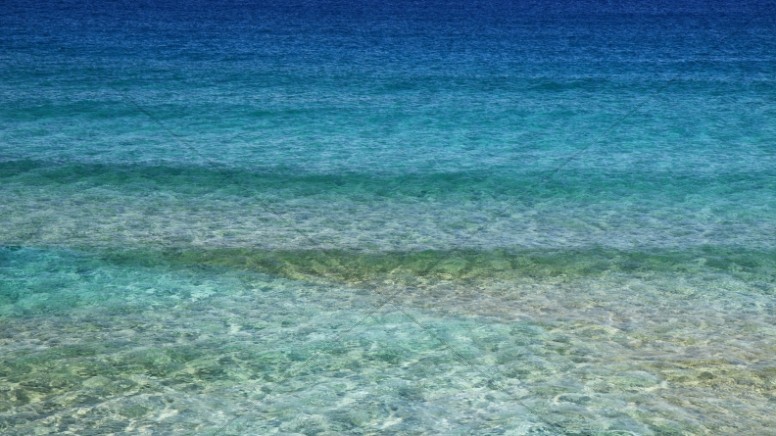 Clear Ocean Waters Christian Stock Photo