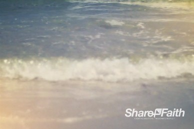 Ocean Beach Waves Christian Video Background Loop
