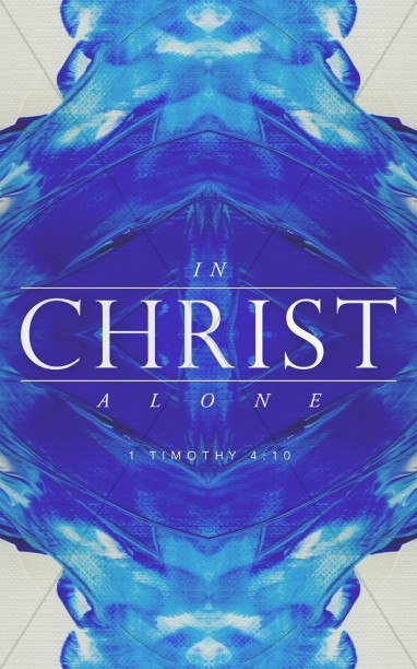 In Christ Alone Hope Christian Church Bulletin Thumbnail Showcase