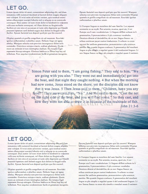 Let God Church Newsletter Template | page 2