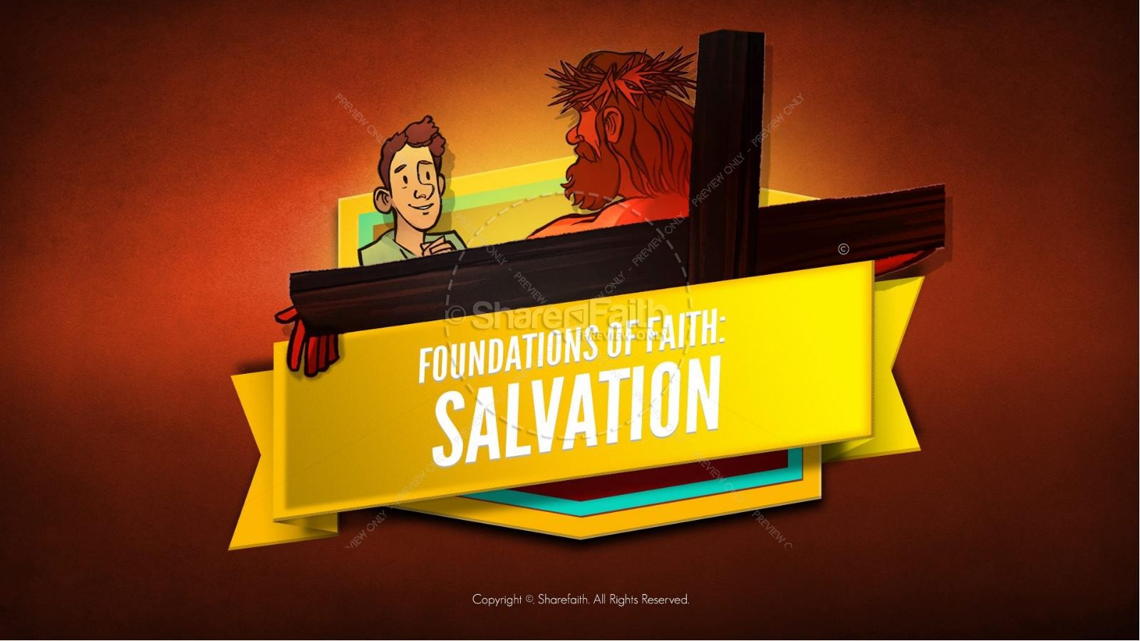 Matthew 7 Plan of Salvation Kids Bible Story | slide 1