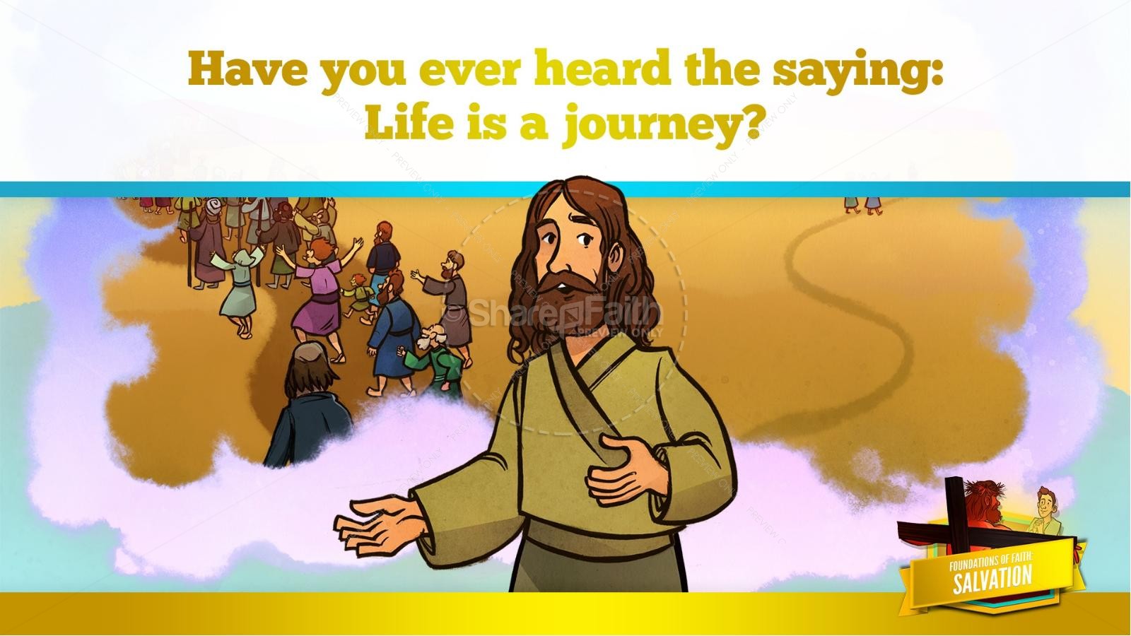 Matthew 7 Plan of Salvation Kids Bible Story Thumbnail 13