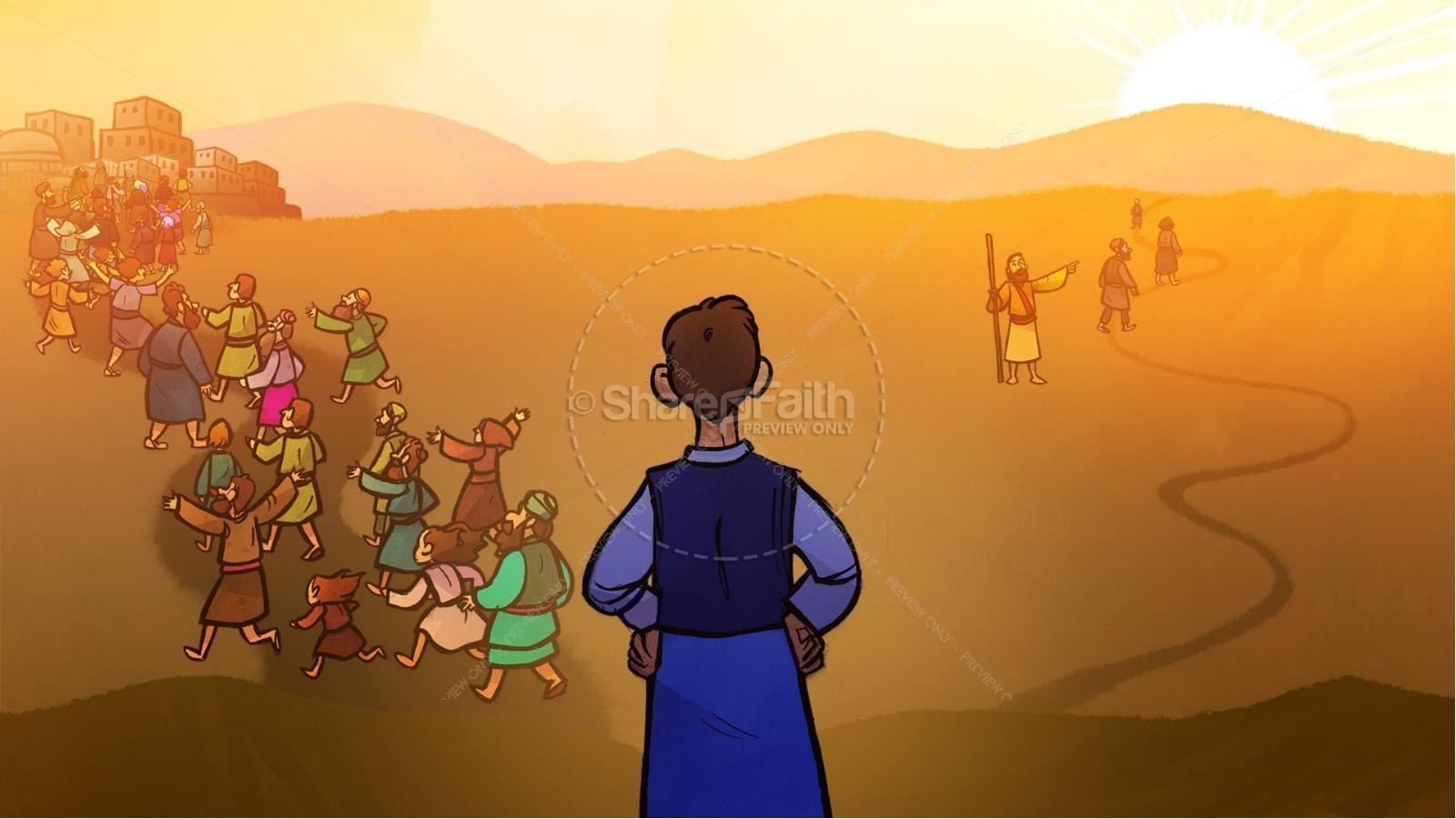 Matthew 7 Plan of Salvation Kids Bible Story | slide 3