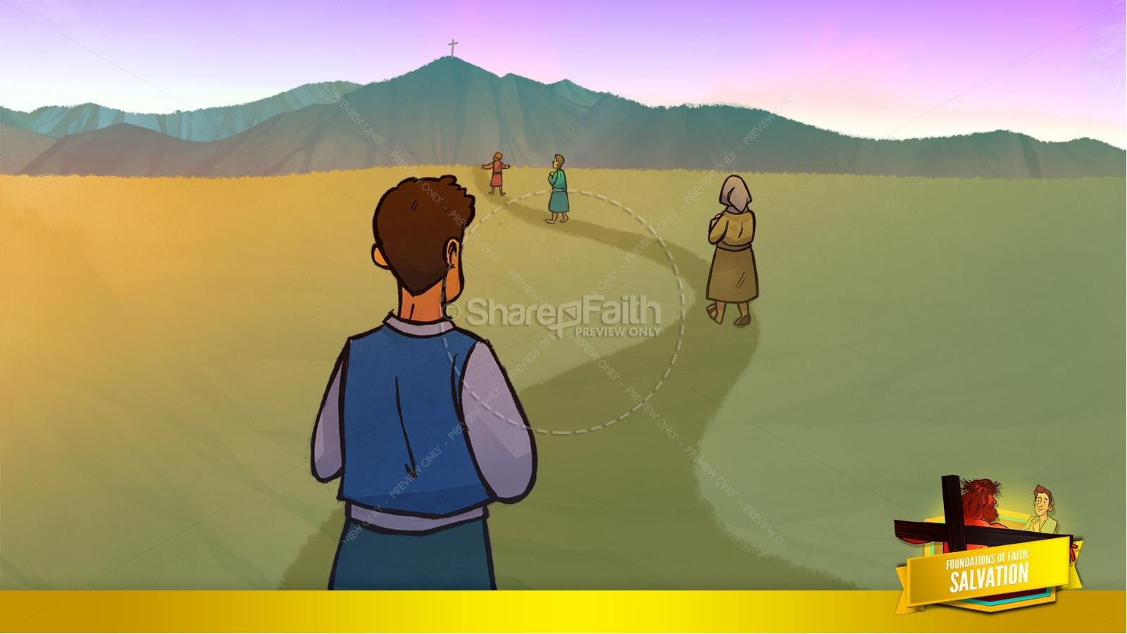 Matthew 7 Plan of Salvation Kids Bible Story Thumbnail 30