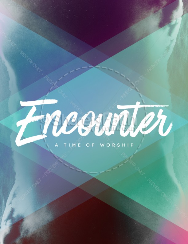 Worship Encounter Church Flyer Thumbnail Showcase