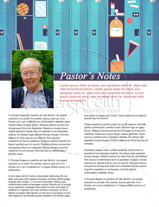 Get Ready for Back to School Church Newsletter Template | page 3