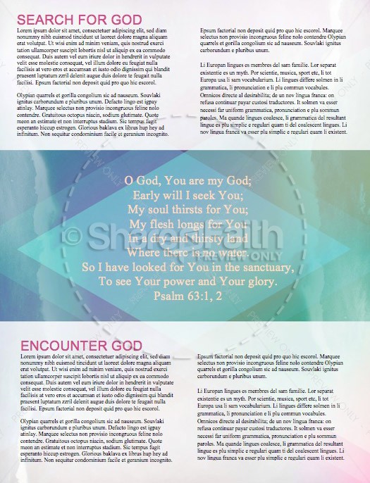 Worship Encounter Church Newsletter | page 2