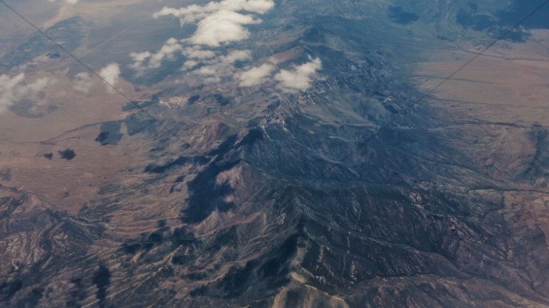 Aerial View of a Mountain Range Christian Landscape Stock Photo Thumbnail Showcase