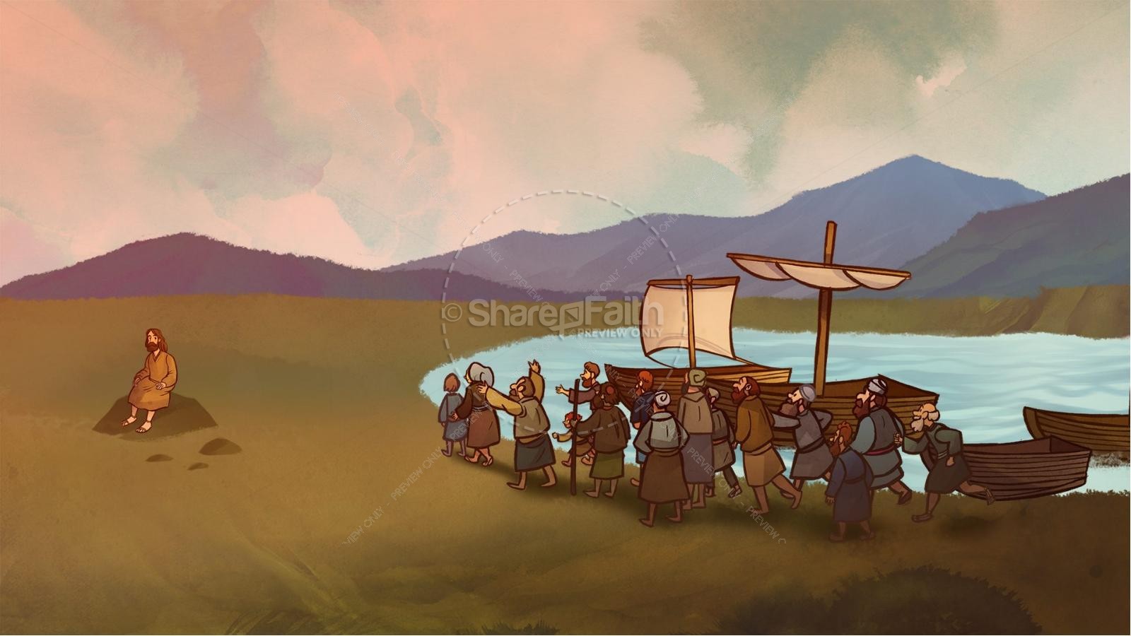 John 6 Bread of Life Kids Bible Stories Thumbnail 2