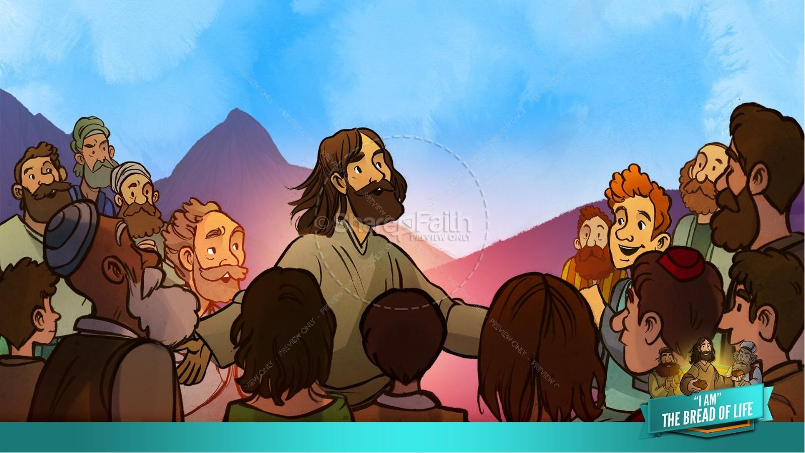 John 6 Bread of Life Kids Bible Stories Thumbnail 14