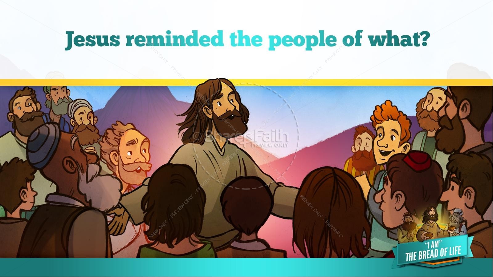 John 6 Bread of Life Kids Bible Stories | slide 15