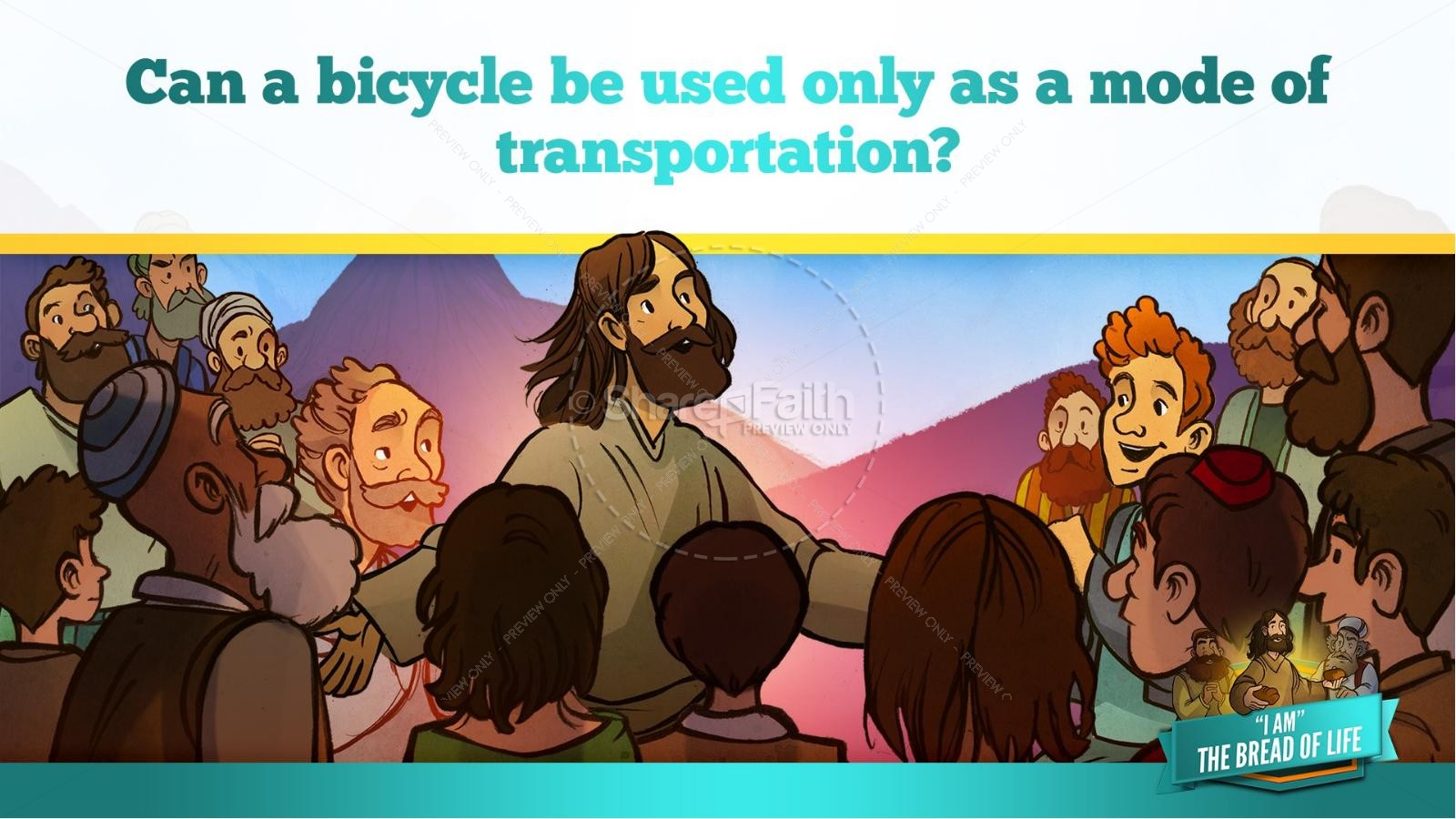 John 6 Bread of Life Kids Bible Stories | slide 17